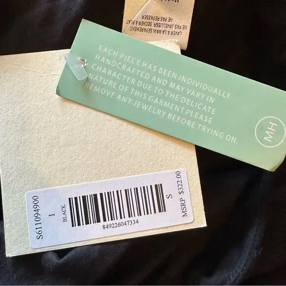 Mara Hoffman Swim Starbasket Black Maxi Dress Size Small - Picture 11 of 16